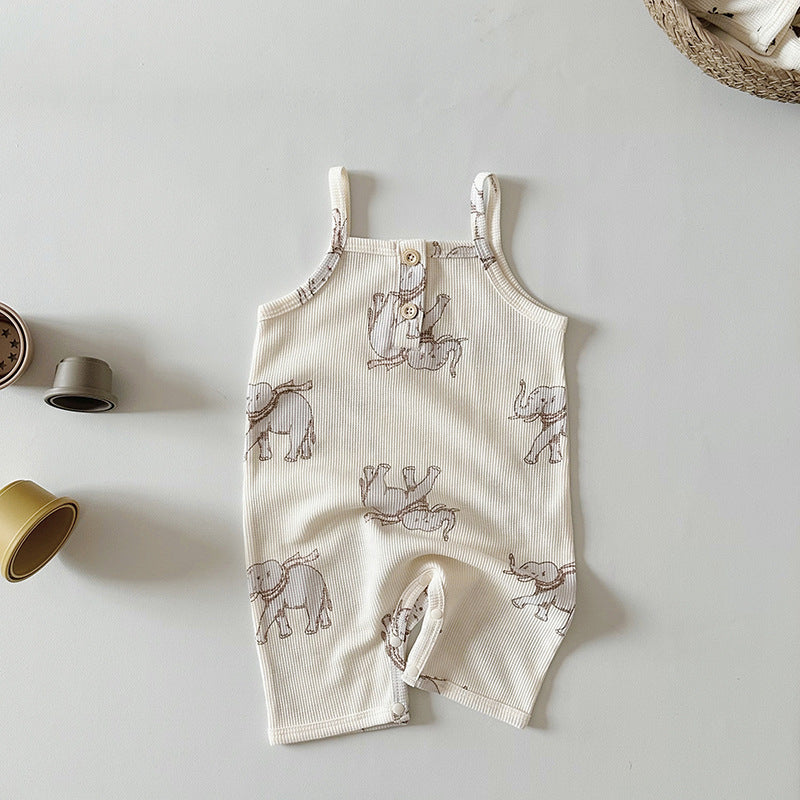 Class A Waffle Baby Jumpsuit Going Out Outfit