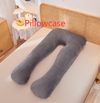 Multifunctional Pure Cotton U Shape Maternity Pillow Removable Washable