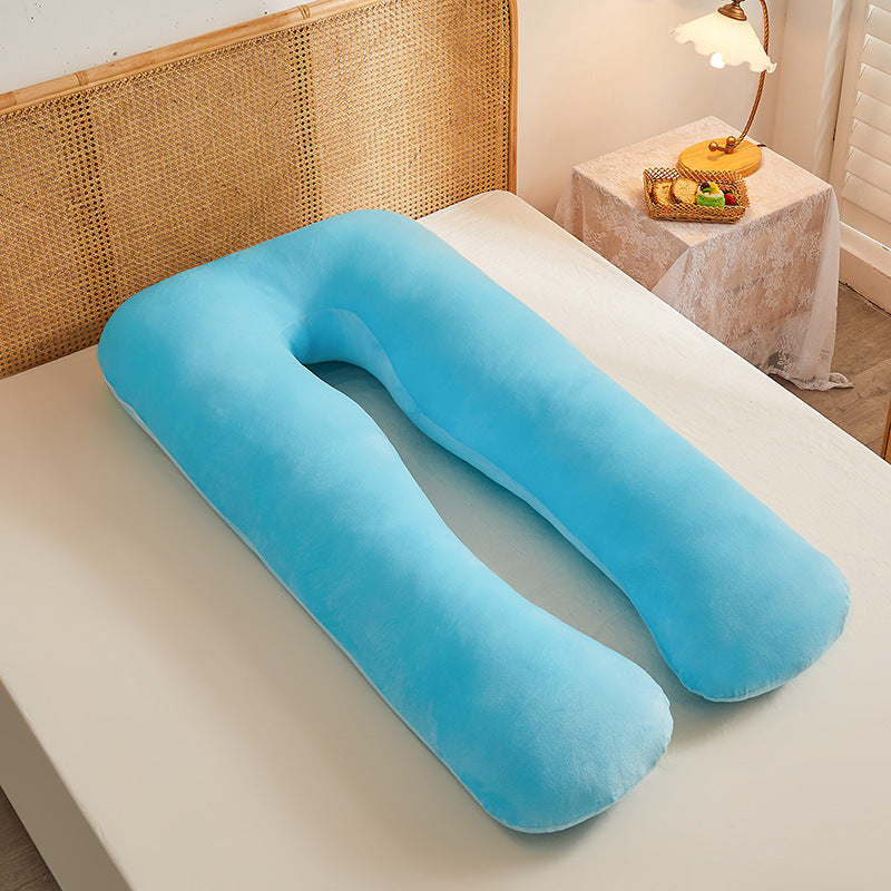 Multifunctional Pure Cotton U Shape Maternity Pillow Removable Washable
