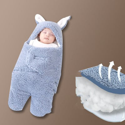 Thickened Newborn Baby Swaddle Sleeping Bag Wrap