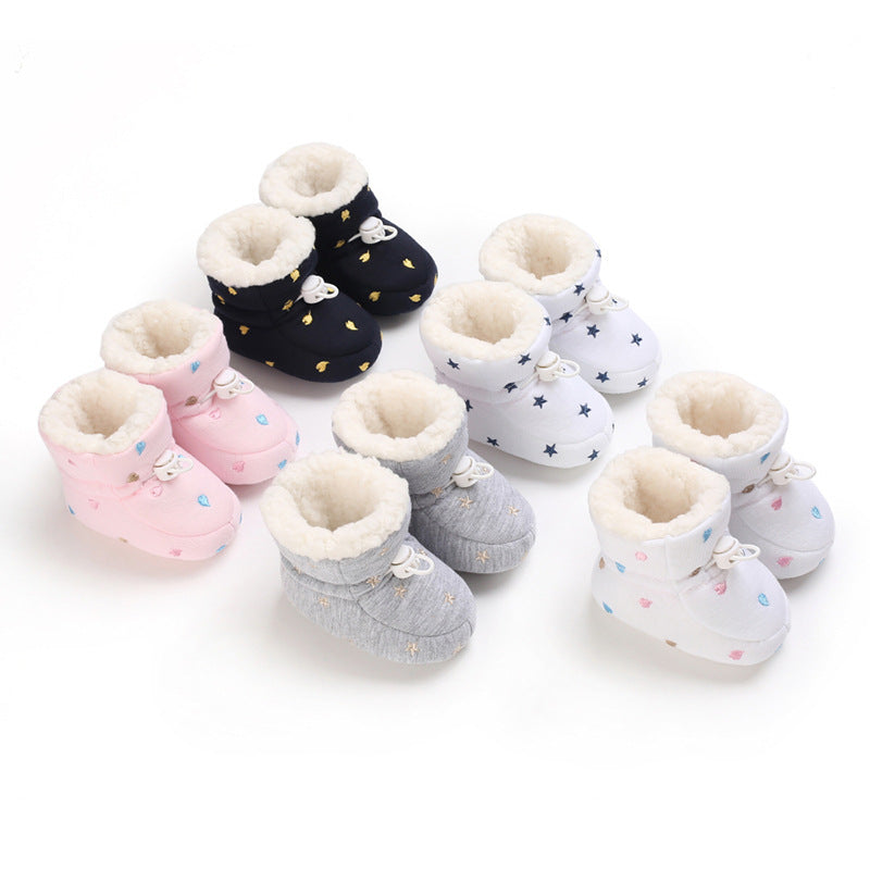 Cotton Baby Shoes Autumn Winter Warm Toddler Footwear