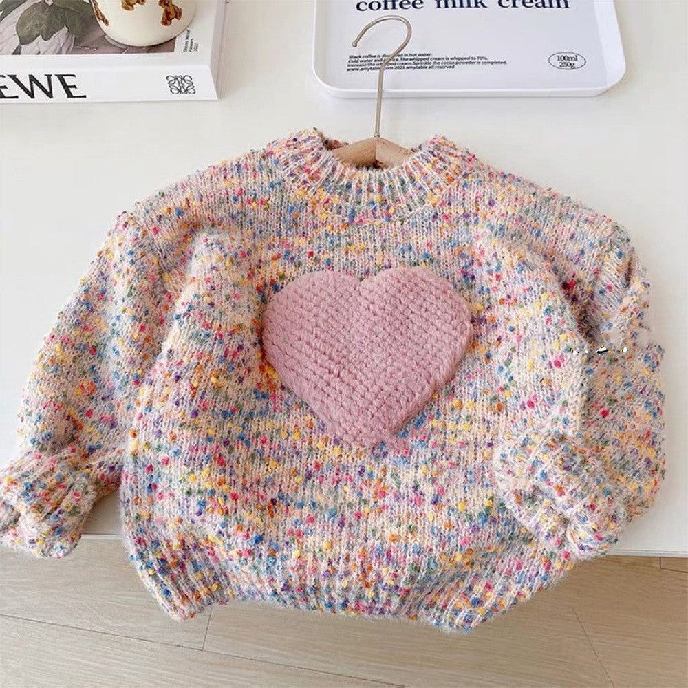 Winter Baby Girls Sweater Warm Cotton Outfit