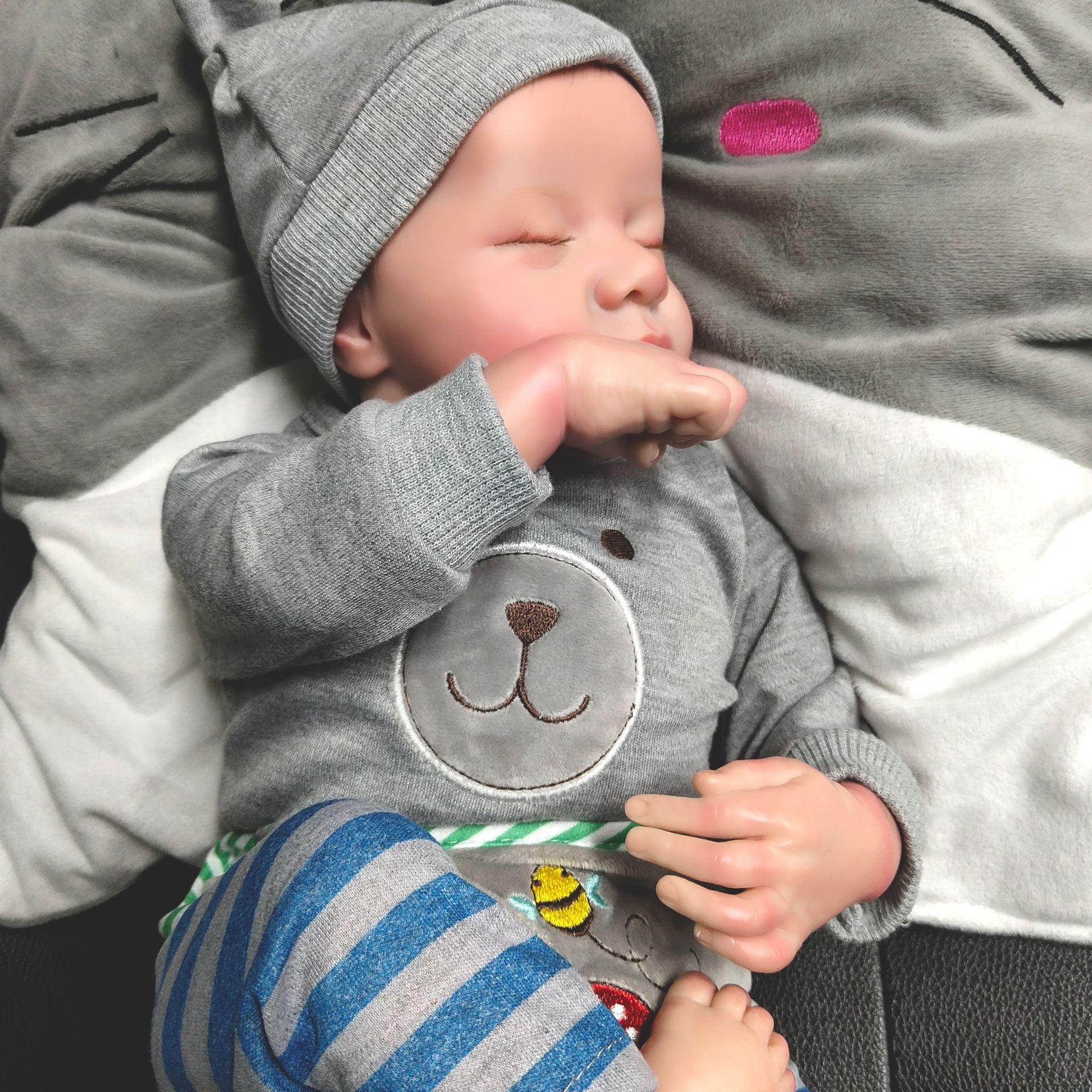 18 Inch Reborn Doll Cloth Body Simulated Baby Toy