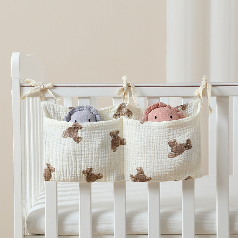 Baby Crib Hanging Buggy Storage Bag Organizer