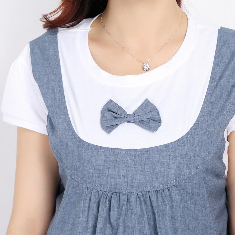 New Summer Maternity Dress Casual Skirt Outfit