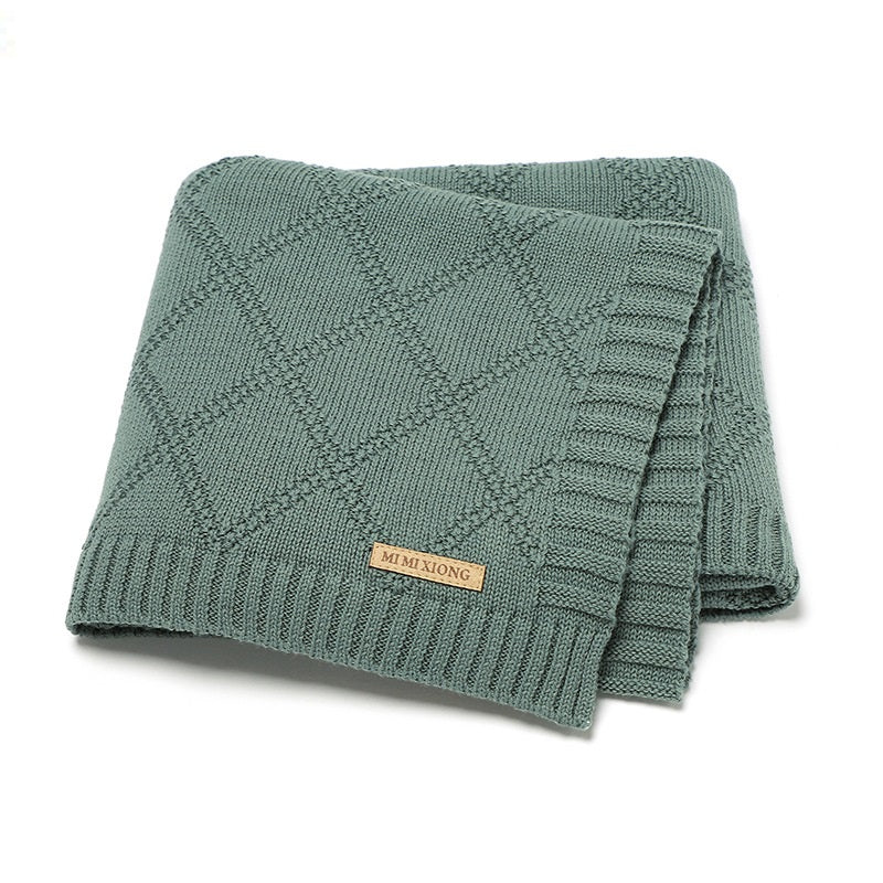 Knitted Baby Blanket Soft Baby Bedding Wrap
